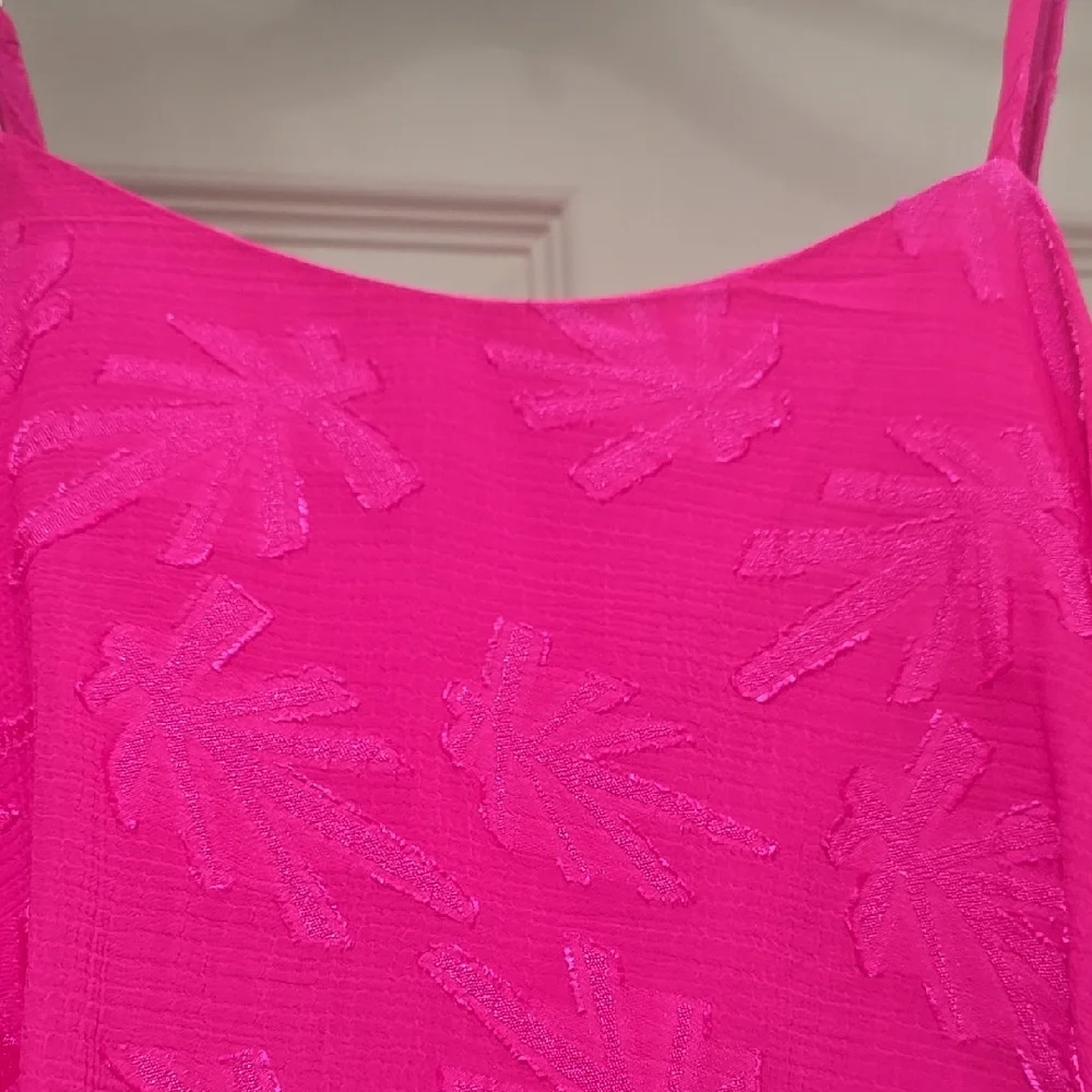Sam EdelmanVibrant Pink Layered Dress - Picture 4 of 5